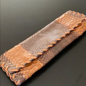 Kooba Embossed Leather Clutch